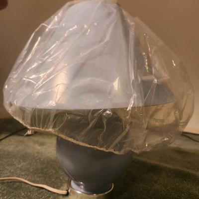 Small blue lamp