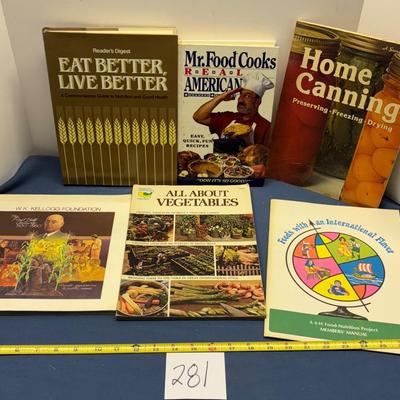 Food and Cooking Book Lot