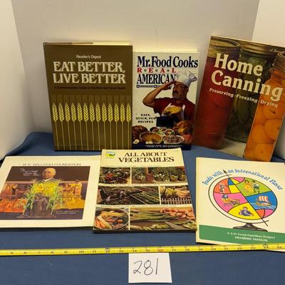 Food and Cooking Book Lot