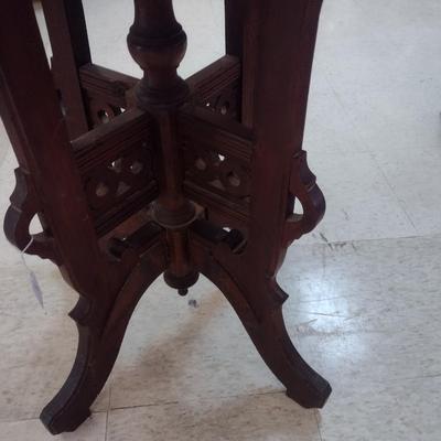 Antique Eastlake Accent Table with Marble Top Choice B