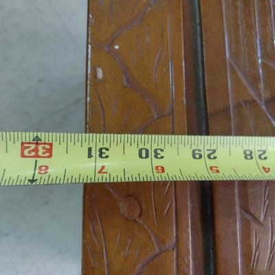 Asian Carved Hope Chest