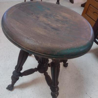 Antique Victorian Piano Stool