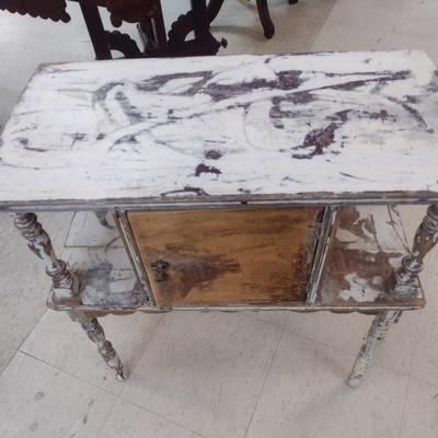 Vintage Solid Wood Tobacco Stand