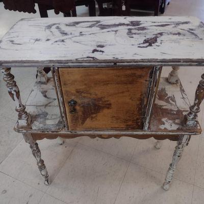 Vintage Solid Wood Tobacco Stand
