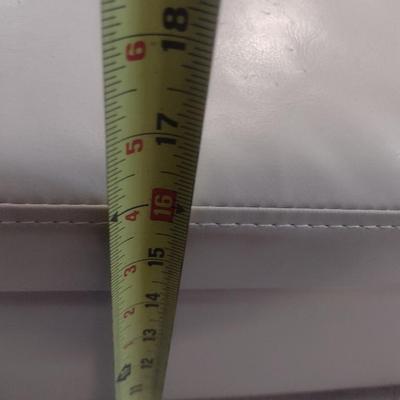 Vinyl Upholstered Storage Sitting Bench