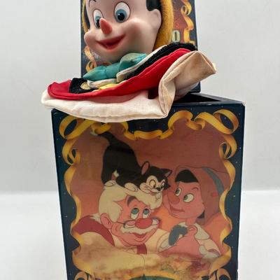 Enesco Walt Disney 50th Anniversary Pinocchio Musical Box
