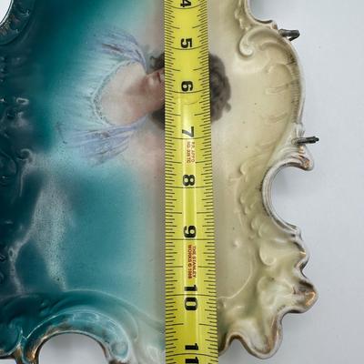 Antique Victoria Austria Hand-Painted Porcelain Portrait Tray