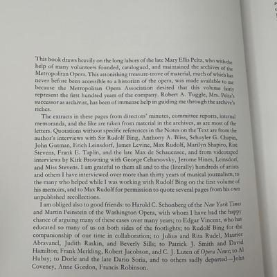 Signed Limited Edition “The Met: One Hundred Years of Grand Opera” Leather-Bound Book