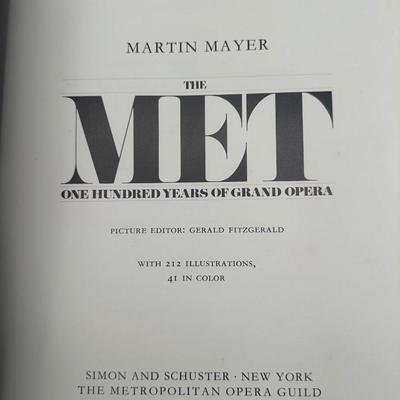 Signed Limited Edition “The Met: One Hundred Years of Grand Opera” Leather-Bound Book