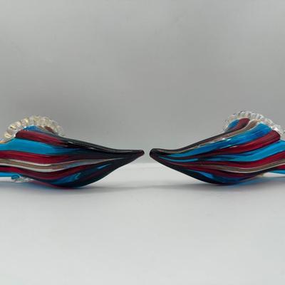 Pair of Murano Art Glass Heels by Vetri d’Arte, Italy