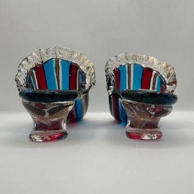 Pair of Murano Art Glass Heels by Vetri d’Arte, Italy