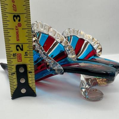 Pair of Murano Art Glass Heels by Vetri d’Arte, Italy