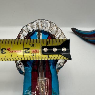 Pair of Murano Art Glass Heels by Vetri d’Arte, Italy