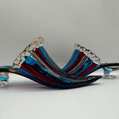 Pair of Murano Art Glass Heels by Vetri d’Arte, Italy