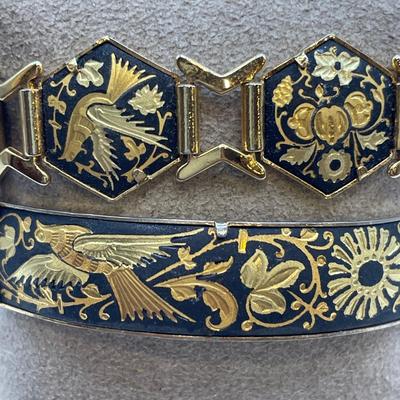 Vintage Damascene Bracelets