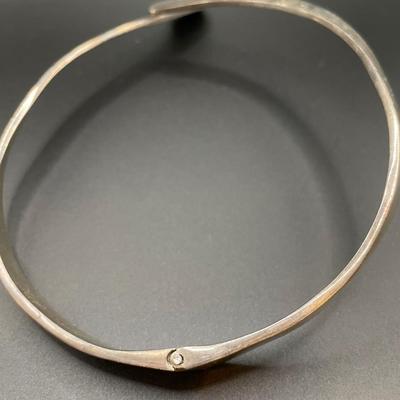 Heavy Mexico stamped Sterling necklace