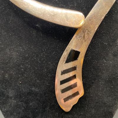 Heavy Mexico stamped Sterling necklace