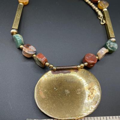 Multi gemstone necklace