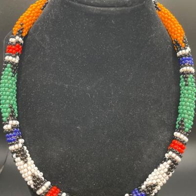 Native beaded necklace and bracelet