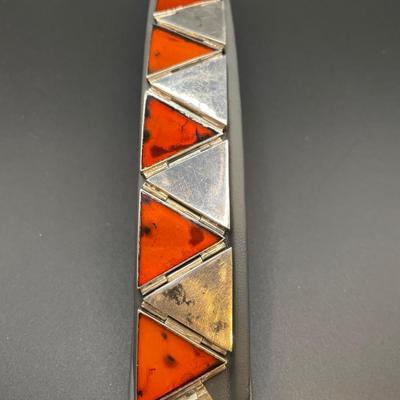 Polish 925 modernist bracelet