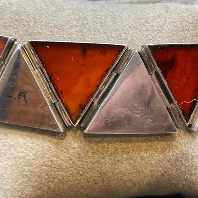 Polish 925 modernist bracelet