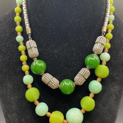 Gorgeous green necklaces