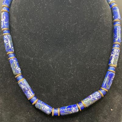 Vintage blue necklaces