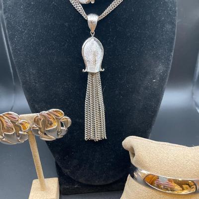 Monet silver tone jewelry