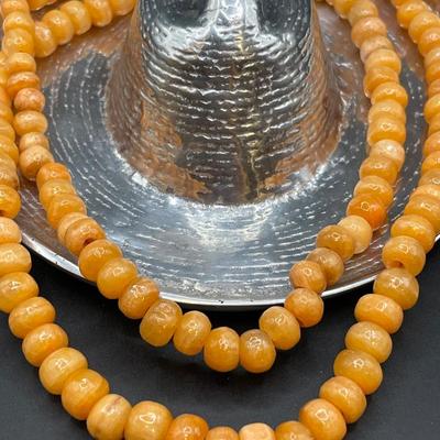 Butterscotch amber necklace