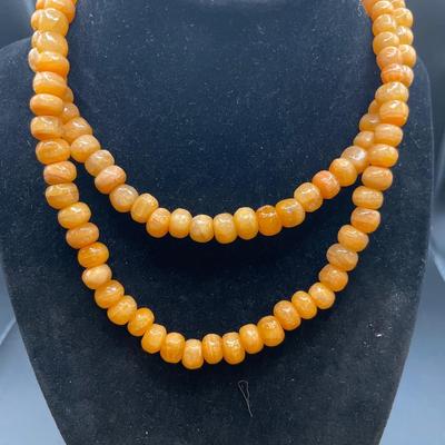 Butterscotch amber necklace