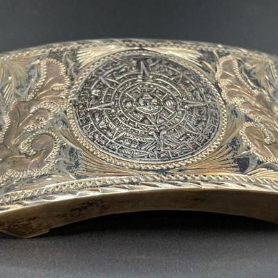 3 vintage belt buckles