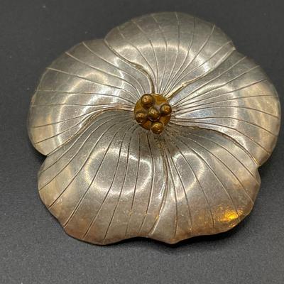 Courtney Sterling pin/pendant and mother of pearl/shell pins