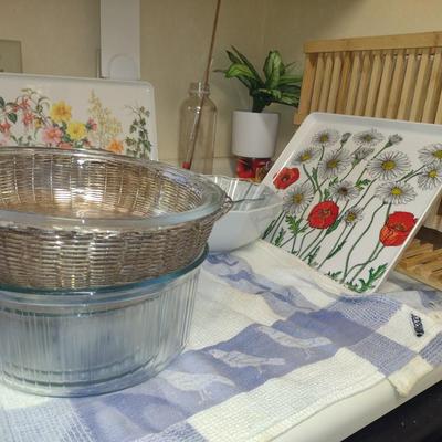 Large Collection of Kitchen Ware- Dinnerware, Utensils, Cookware, Bake Ware, Appliances, etc.