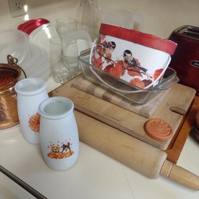 Large Collection of Kitchen Ware- Dinnerware, Utensils, Cookware, Bake Ware, Appliances, etc.