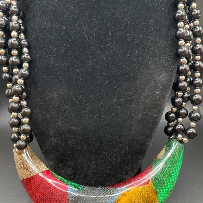 Phillippine necklace and post earrings