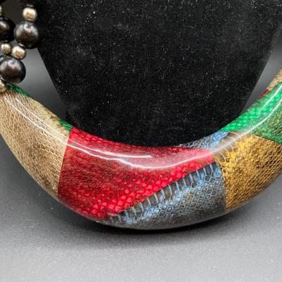 Phillippine necklace and post earrings