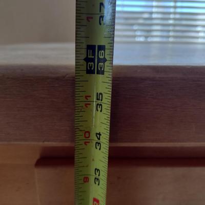 Le Gourmand Butcher Block Top Kitchen Island on Casters- Approx 36" x 24" x 36" Tall