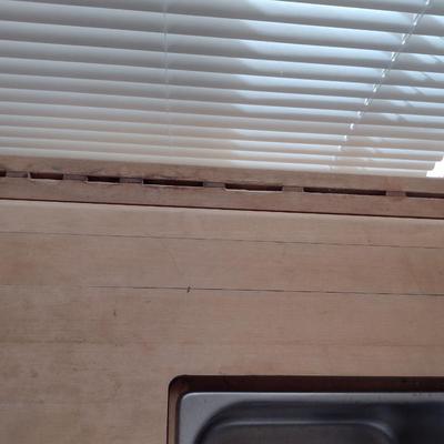 Le Gourmand Butcher Block Top Kitchen Island on Casters- Approx 36" x 24" x 36" Tall