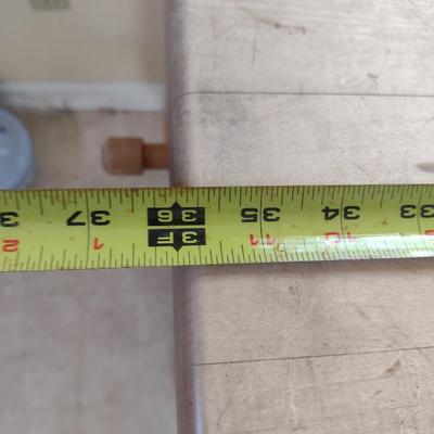 Le Gourmand Butcher Block Top Kitchen Island on Casters- Approx 36" x 24" x 36" Tall