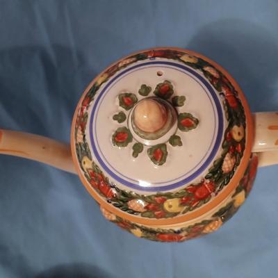 Sale Photo Thumbnail #50: Very good condition! (1) 15" Platter, (3) 12 1/2" Platters, (8) 10" Plates, (4) 9" Plates, (8) 8 1/2" Octagonal Plates, (10) 7" Plates, (6) 8" Bowls, (8) 6 1/2" Bowls, (4) 6" Bread Plates, (4) 5" demitasse saucers, (1) 6 3/4" Saucer, (1) 5" Sugar w/Lid, (