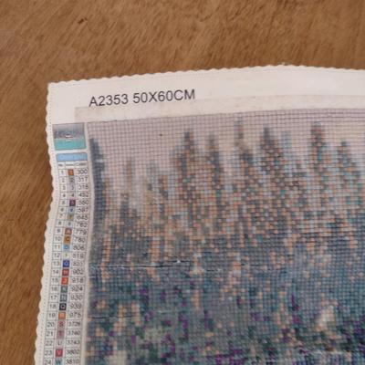 Collection of Completed Diamond Painting Pictures- Assorted Sizes