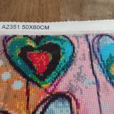 Collection of Completed Diamond Painting Pictures- Assorted Sizes