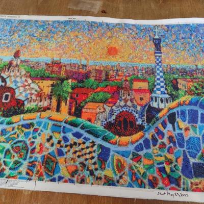 Collection of Completed Diamond Painting Pictures- Assorted Sizes