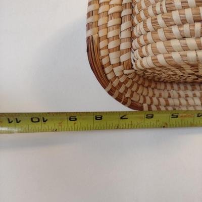 Sweet Grass Woven Basket Wall Hanging