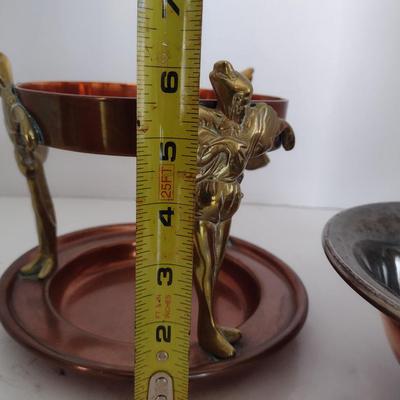 Vintage Cafe' Brulot Stand with Bowl