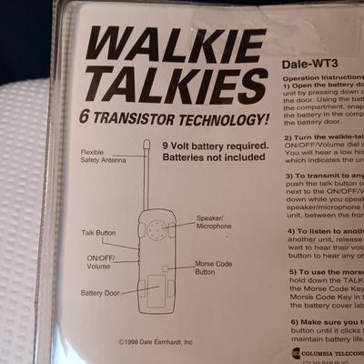DALE EARNHARDT WALKIE TALKIES