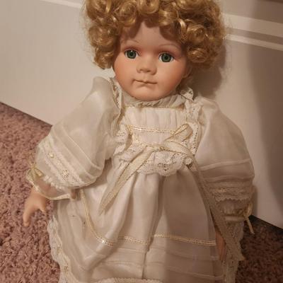 Babydoll in White Gown