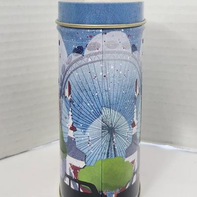 Grandma Wild’s London Oval Biscuit Tin Embossed British Landmark Design 2013 Collectible