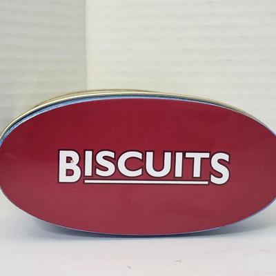 Grandma Wild’s London Oval Biscuit Tin Embossed British Landmark Design 2013 Collectible