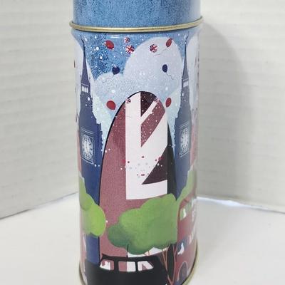 Grandma Wild’s London Oval Biscuit Tin Embossed British Landmark Design 2013 Collectible